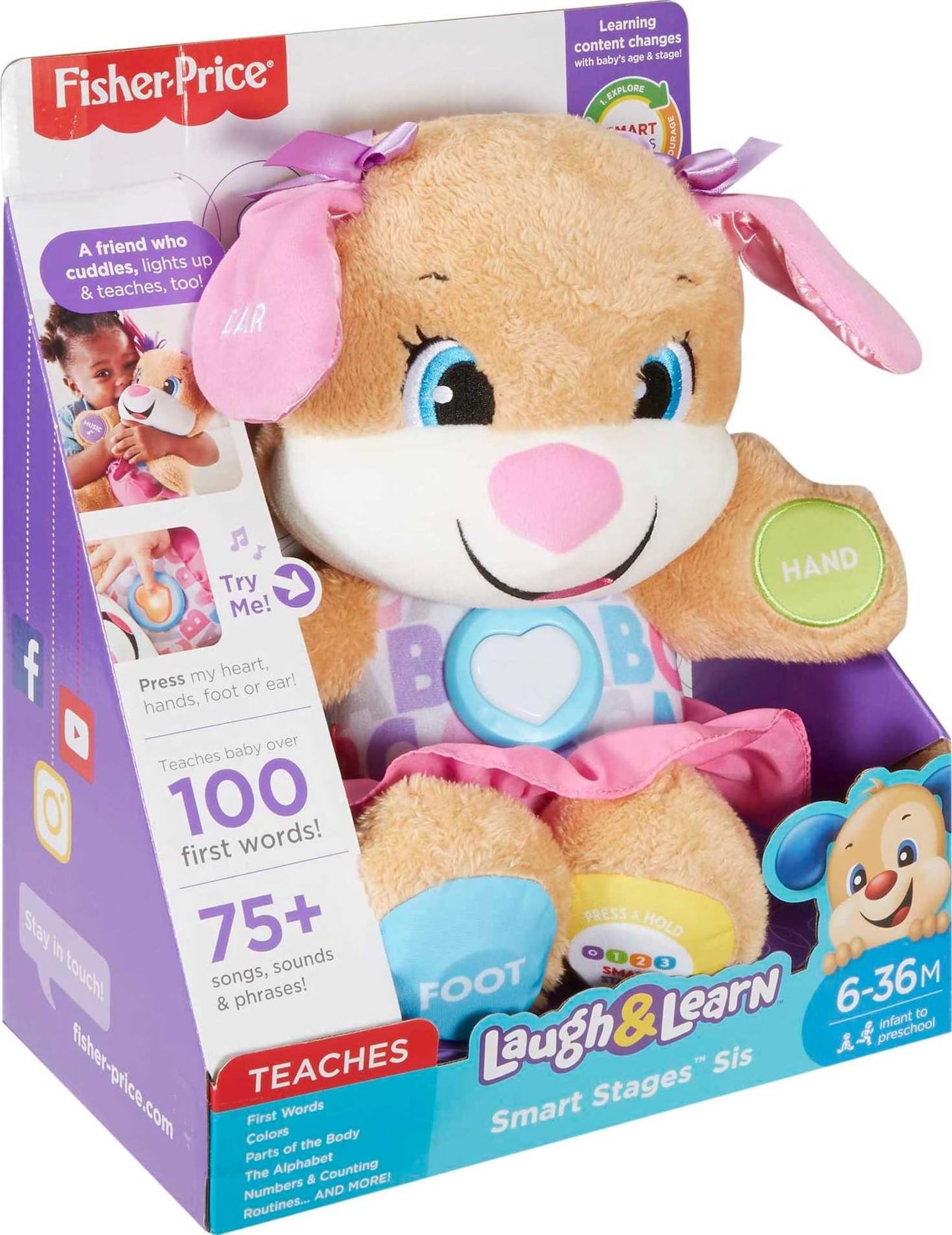 Fisher-Price Laugh & Learn Musical Plush Toy
