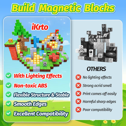 100pcs Magnetic Building Blocks for Kids