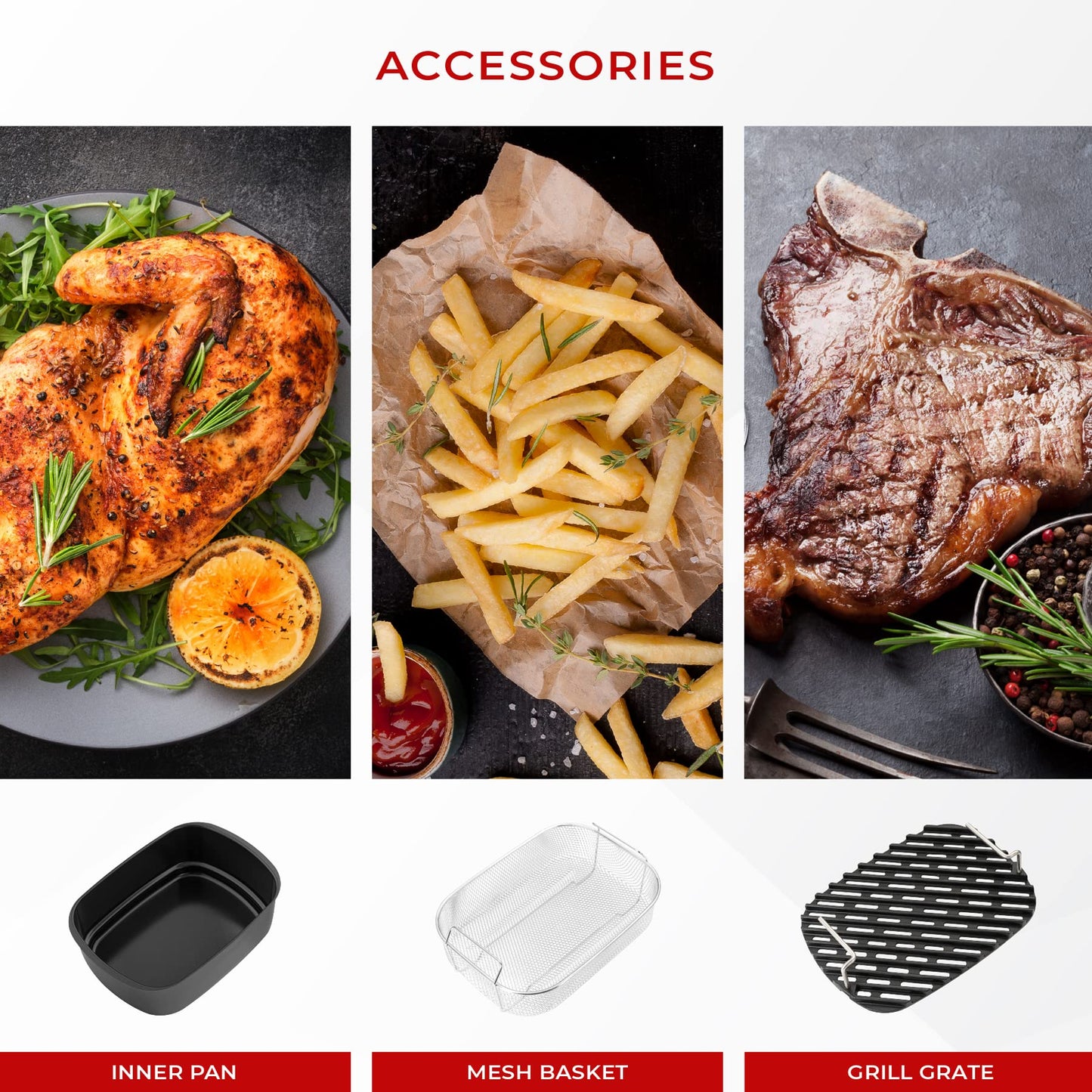 CUCKOO Air Grill with Recipe Book & Accessories