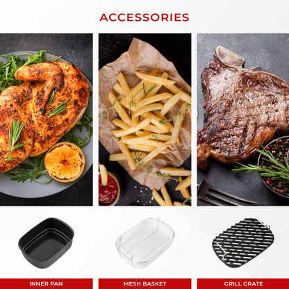 CUCKOO Air Grill with Recipe Book & Accessories