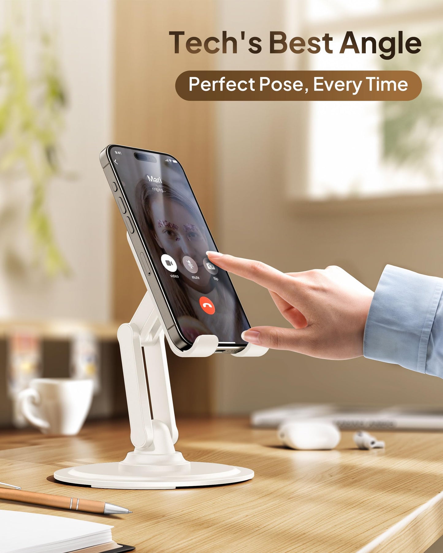 Cooper 360° Rotating Cell Phone Stand for Desk