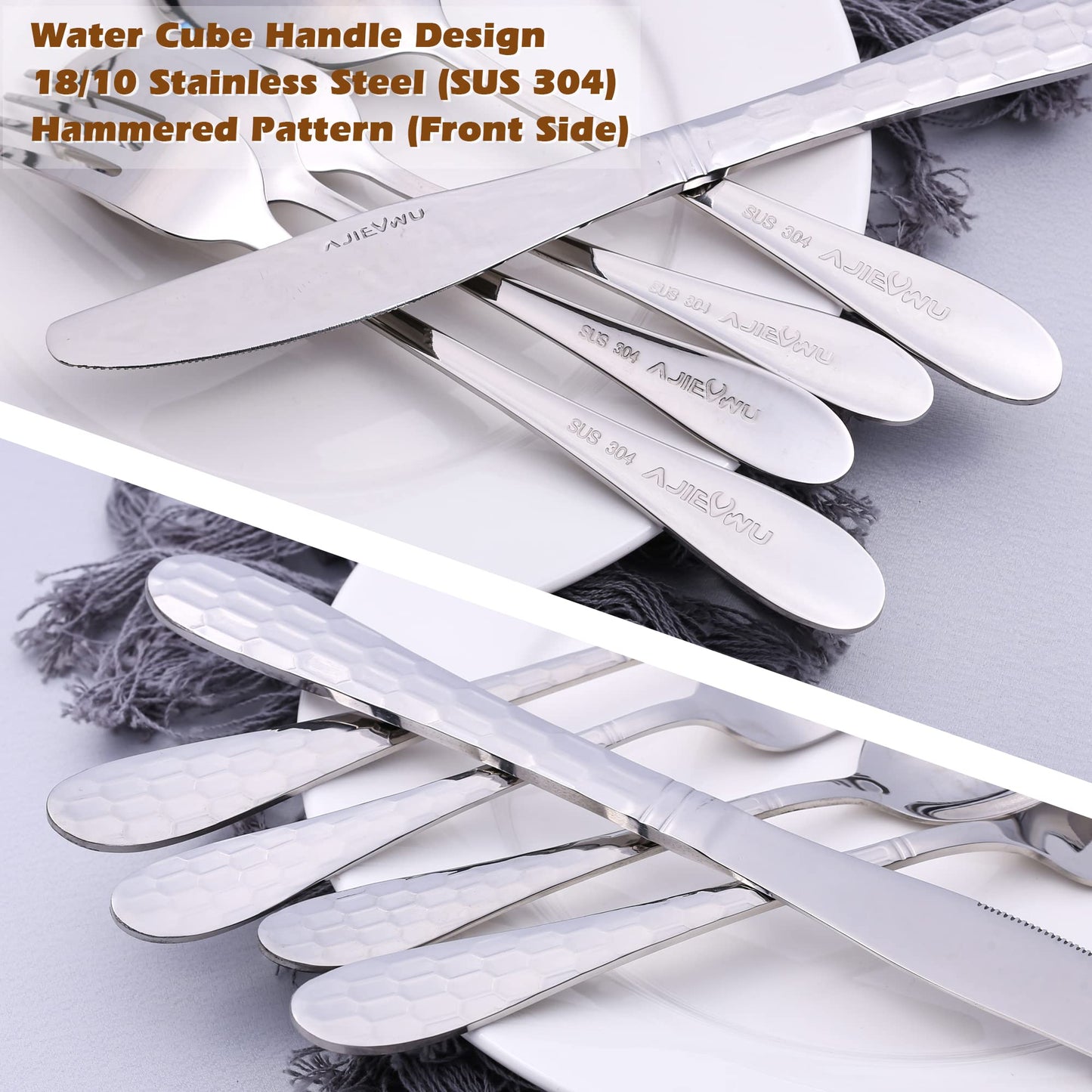 20-Piece Stainless Steel Silverware Set for 4