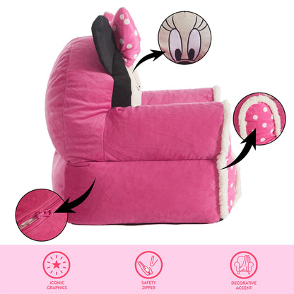 Minnie Mouse Pink Bean Bag Chair for Kids