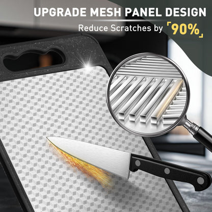 2 in 1 Stainless Steel Cutting Board with Handle