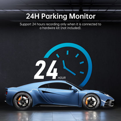 2K Dash Cam with GPS, Wi-Fi & Night Vision