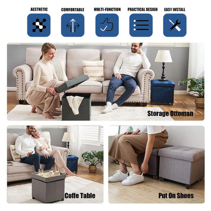 Small Storage Ottoman Cube by BRIAN & DANY