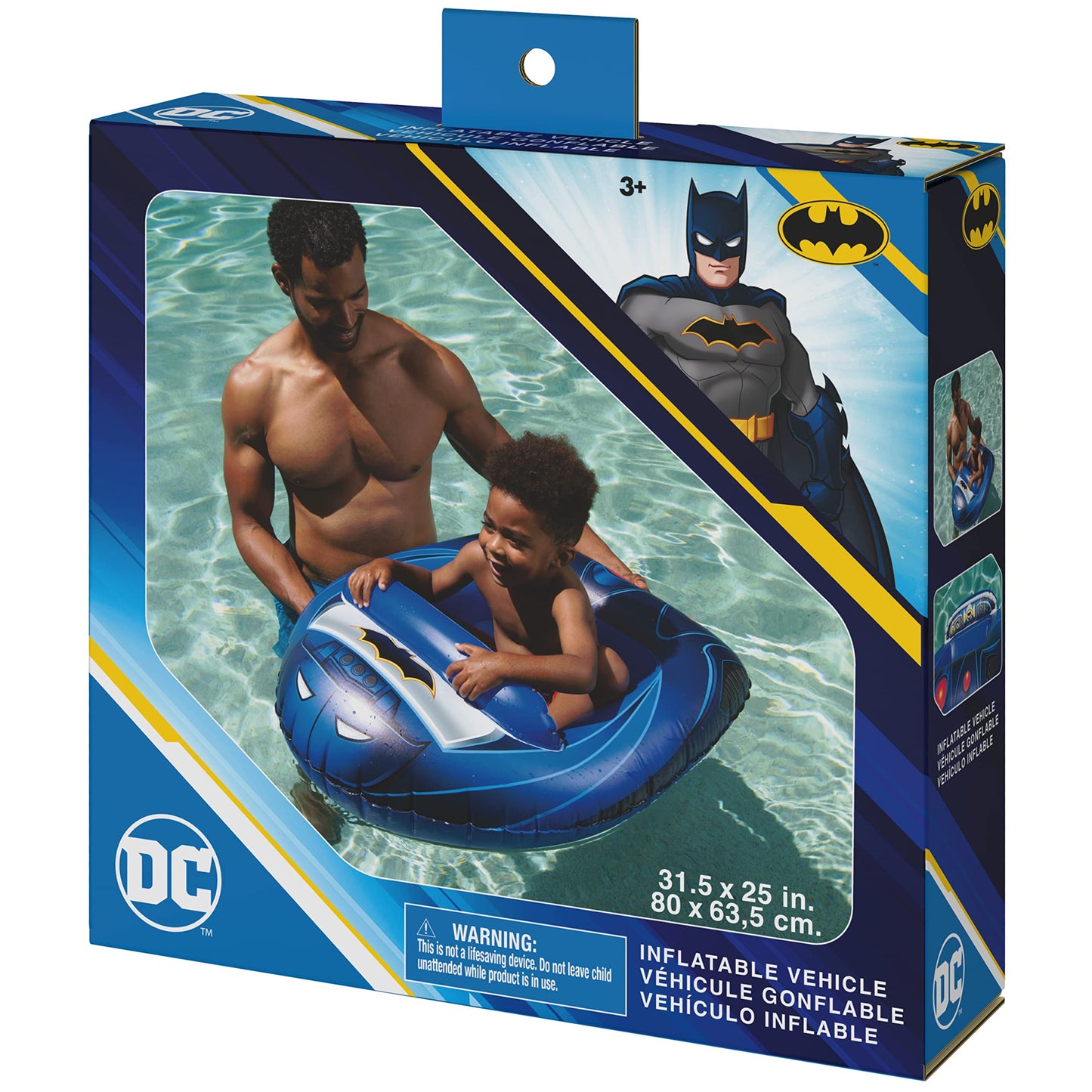 SwimWays Batman Inflatable Batmobile Pool Float