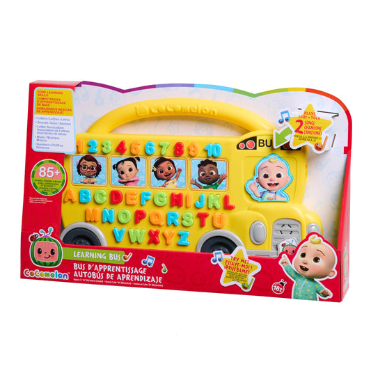 Cocomelon Learning Bus with 85 Phrases for Kids