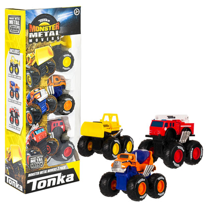 Tonka Metal Movers 3-Pack Trucks Set