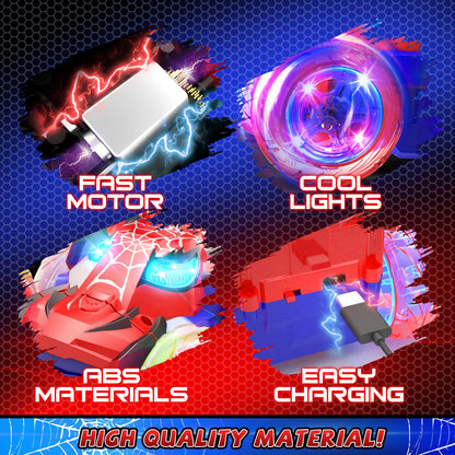 MIXSHAKE 4WD Remote Control Stunt Car with Lights