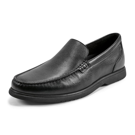 Rockport Men's Jensen Black Leather Loafers 11