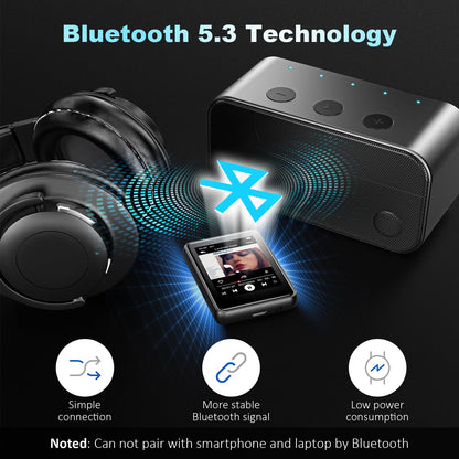 32GB Bluetooth MP3 Player with Touch Screen