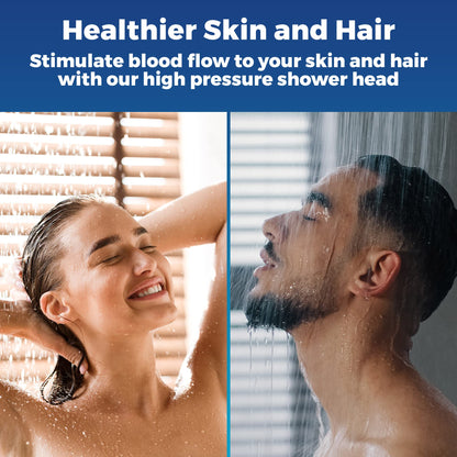 High Pressure Shower Head with Anti-Clog Nozzles