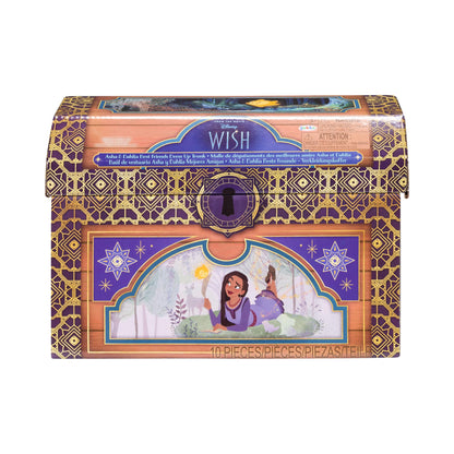 Disney's Wish Asha & Dahlia Dress Up Trunk, Best Friends Role Play Set, Fits Sizes 4-6X [Amazon Exclusive]