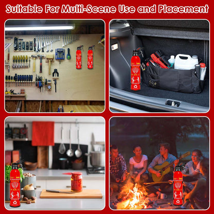 Portable 8-in-1 Fire Extinguisher for Home & Vehicle