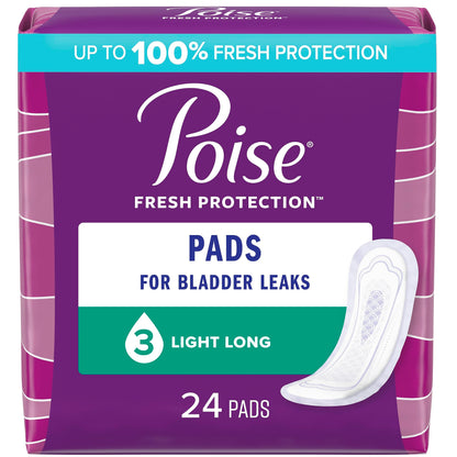 Poise Liner Ultra Long Thin, 24Count