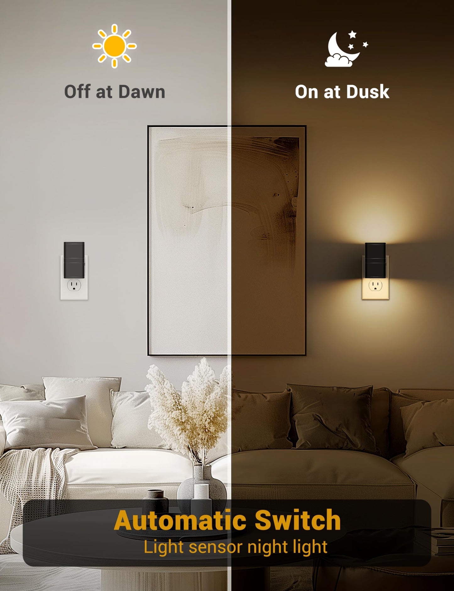LED Night Light with Adjustable Brightness