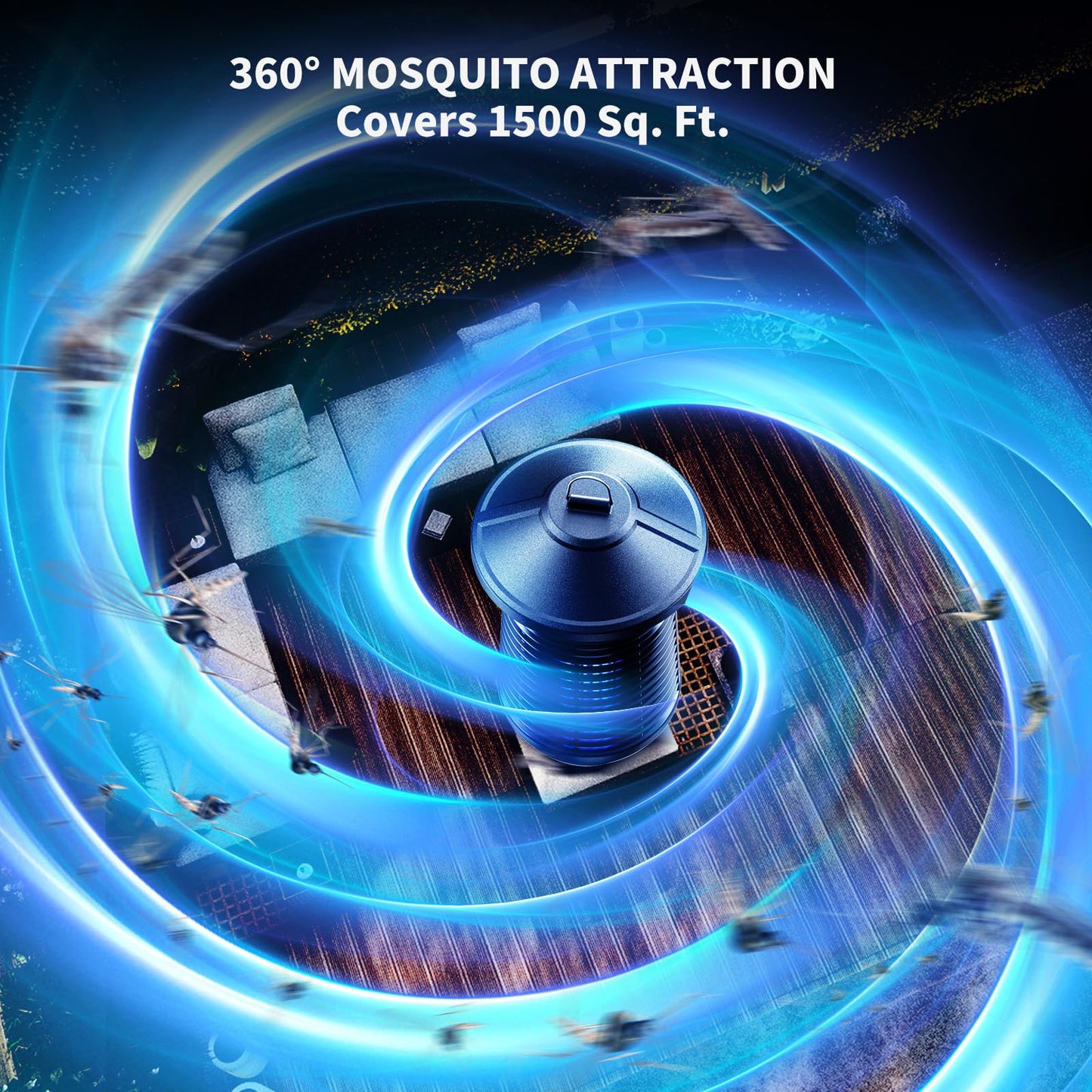 Minimoon Electric Mosquito Zapper for Outdoor Use