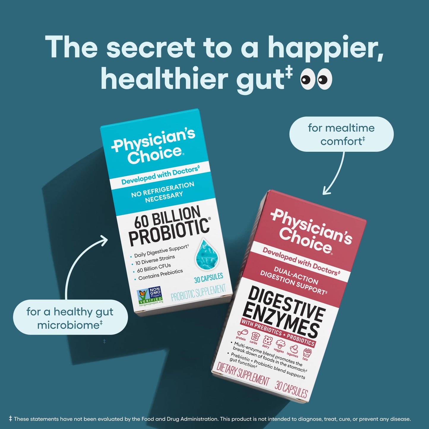 Physician's Choice Probiotics for Gut Health 30ct