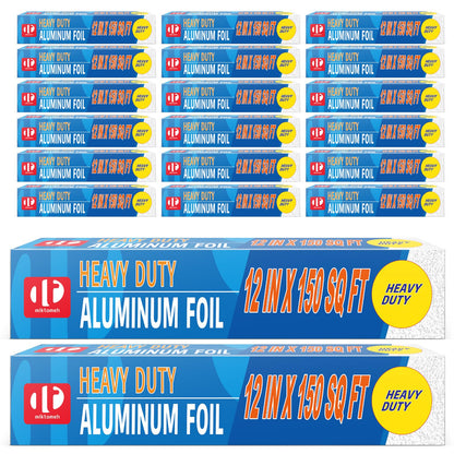 Heavy Duty Aluminum Foil 150 Sq Ft, 12 Pack