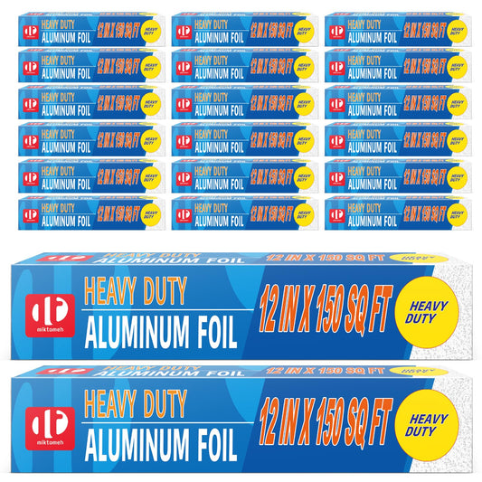 Heavy Duty Aluminum Foil 150 Sq Ft, 12 Pack