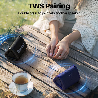 Portable Bluetooth Speaker with 15H Playtime