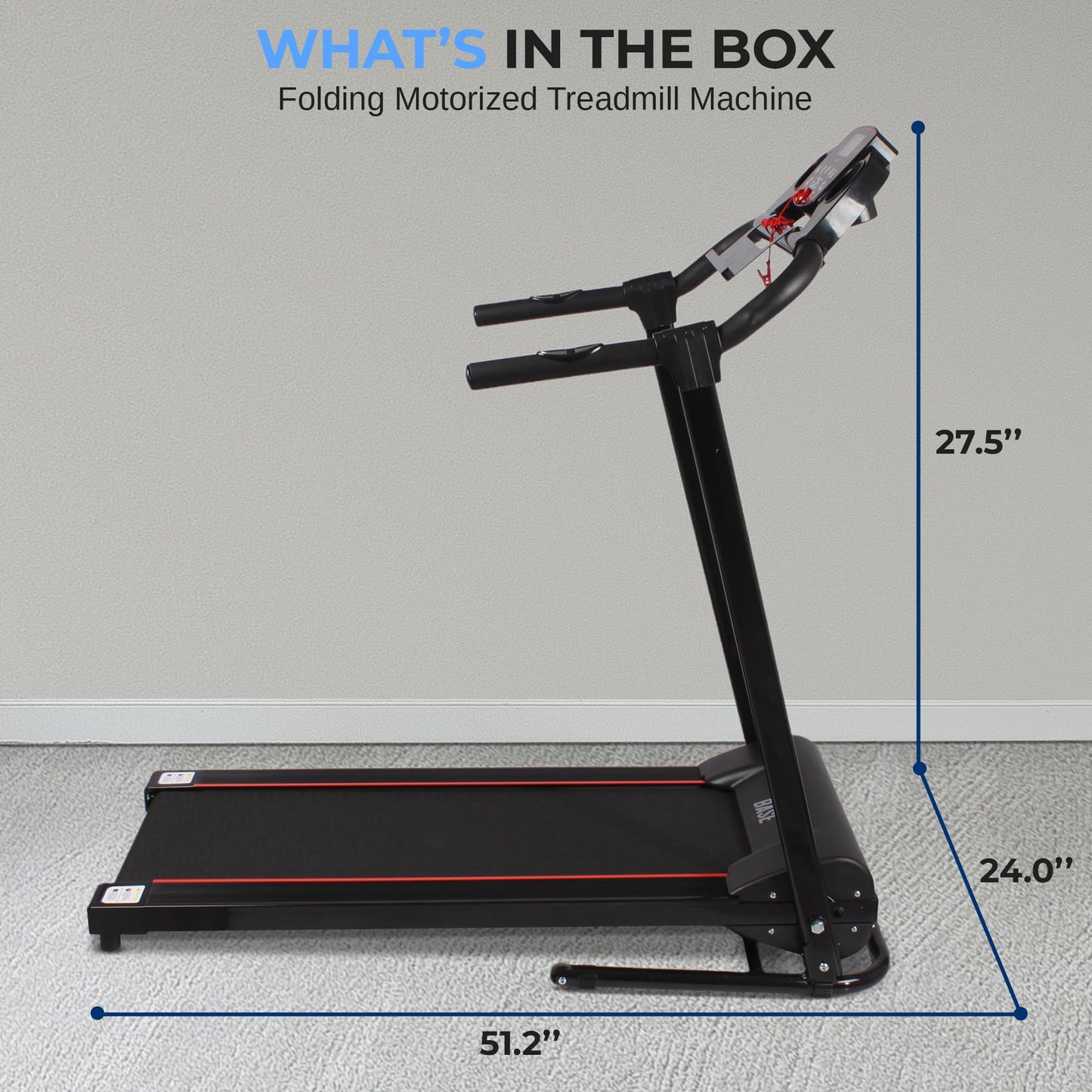 SereneLife Foldable Electric Treadmill for Home