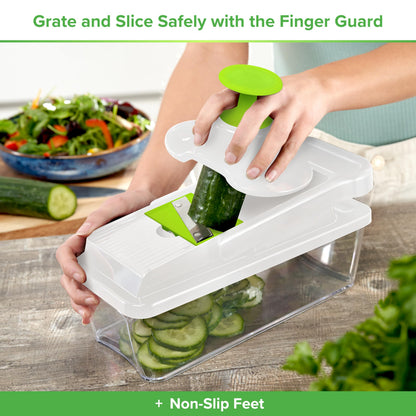 PrepNaturals 12-in-1 Vegetable Chopper with Container