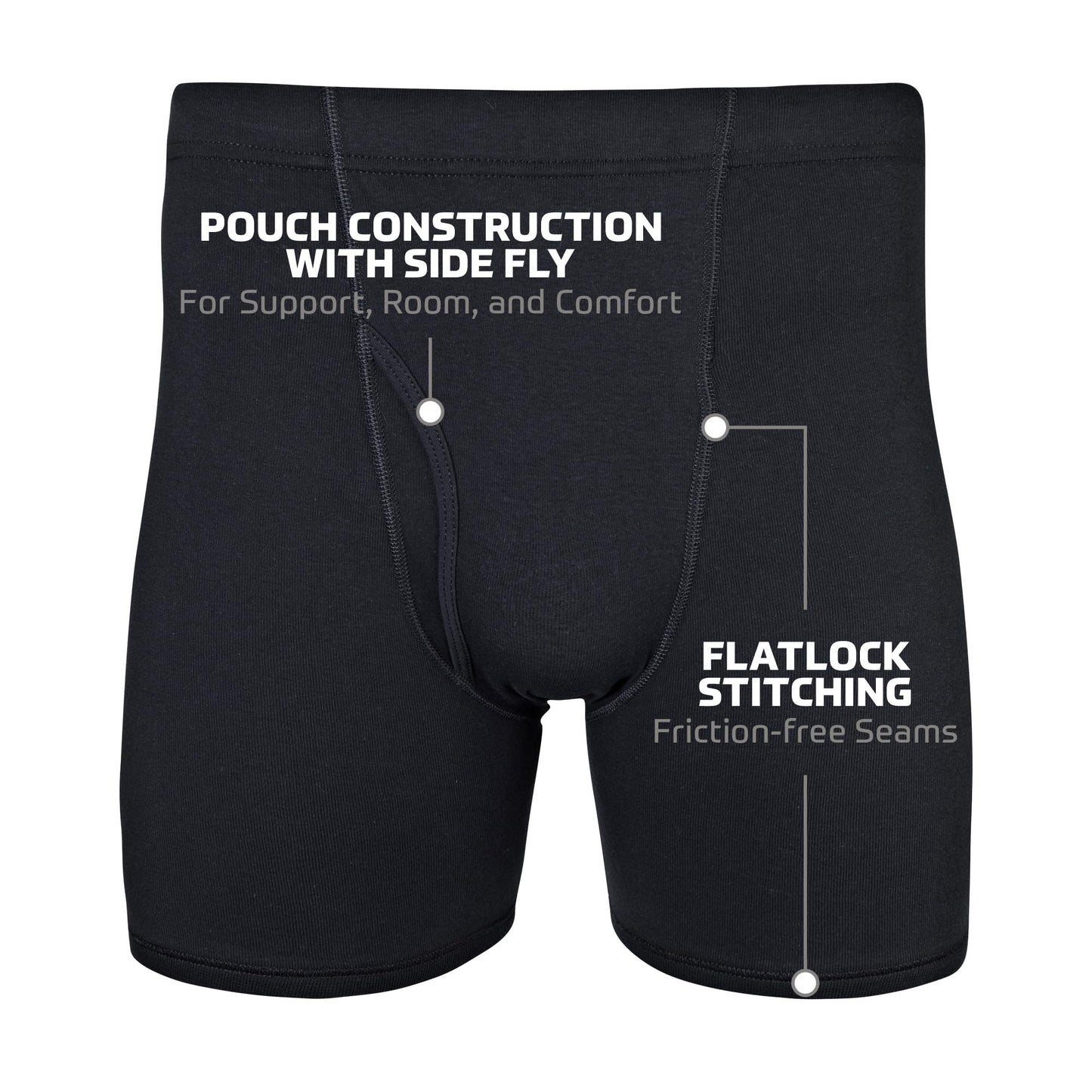 10 Pack Gildan Men's Boxer Briefs