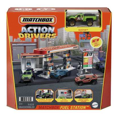 Matchbox Toy Cars Fuel Station Playset