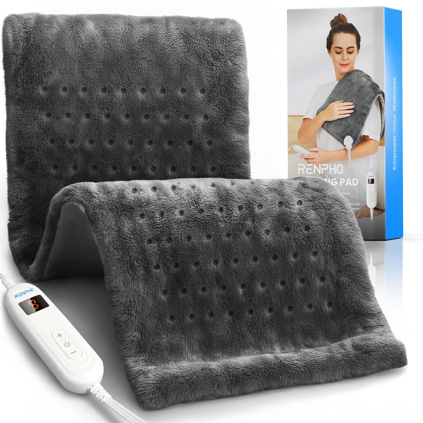 RENPHO Heating Pad for Back Pain Relief