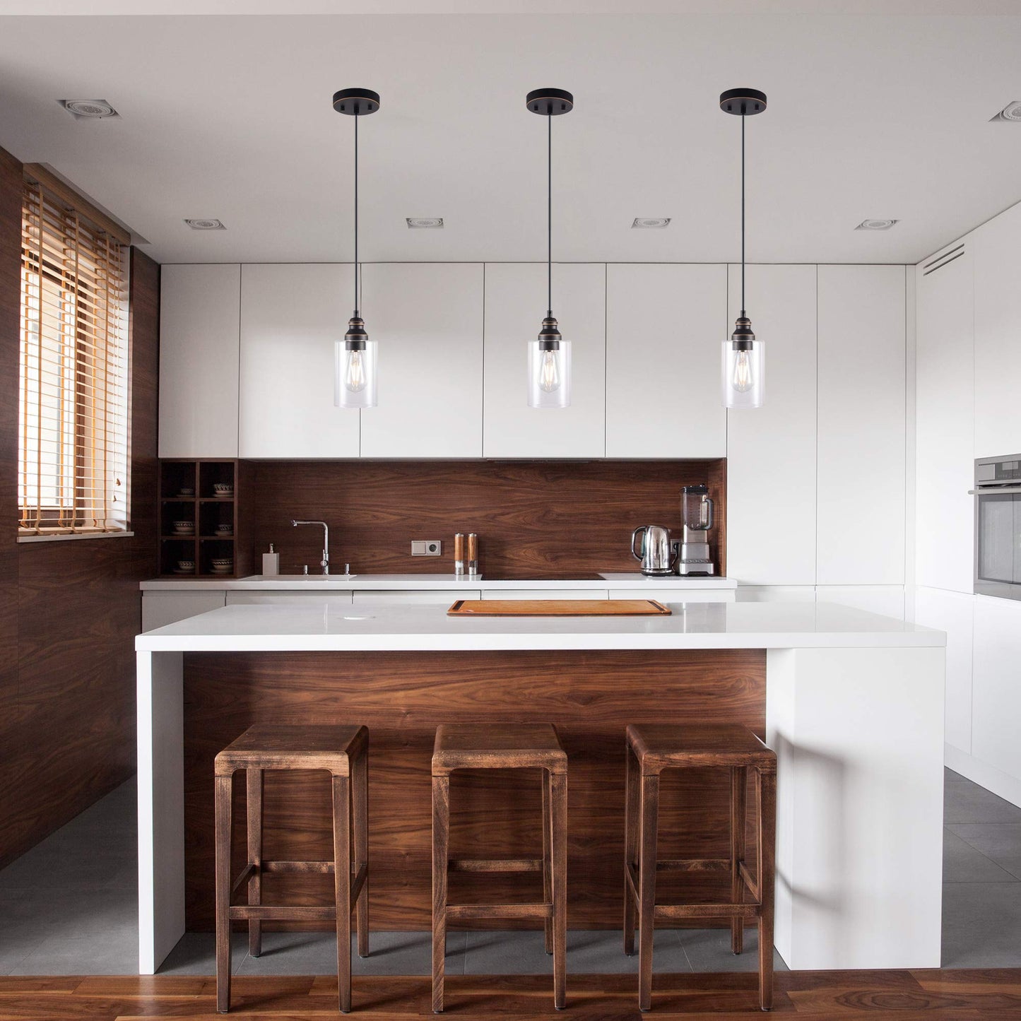 3-Pack Pendant Ceiling Lights with E26 Base