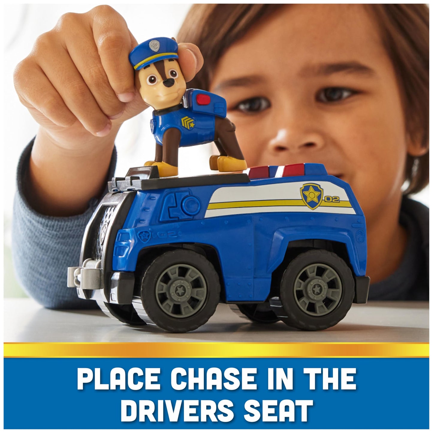 Paw Patrol Chase Patrol Cruiser Toy Car with Figure