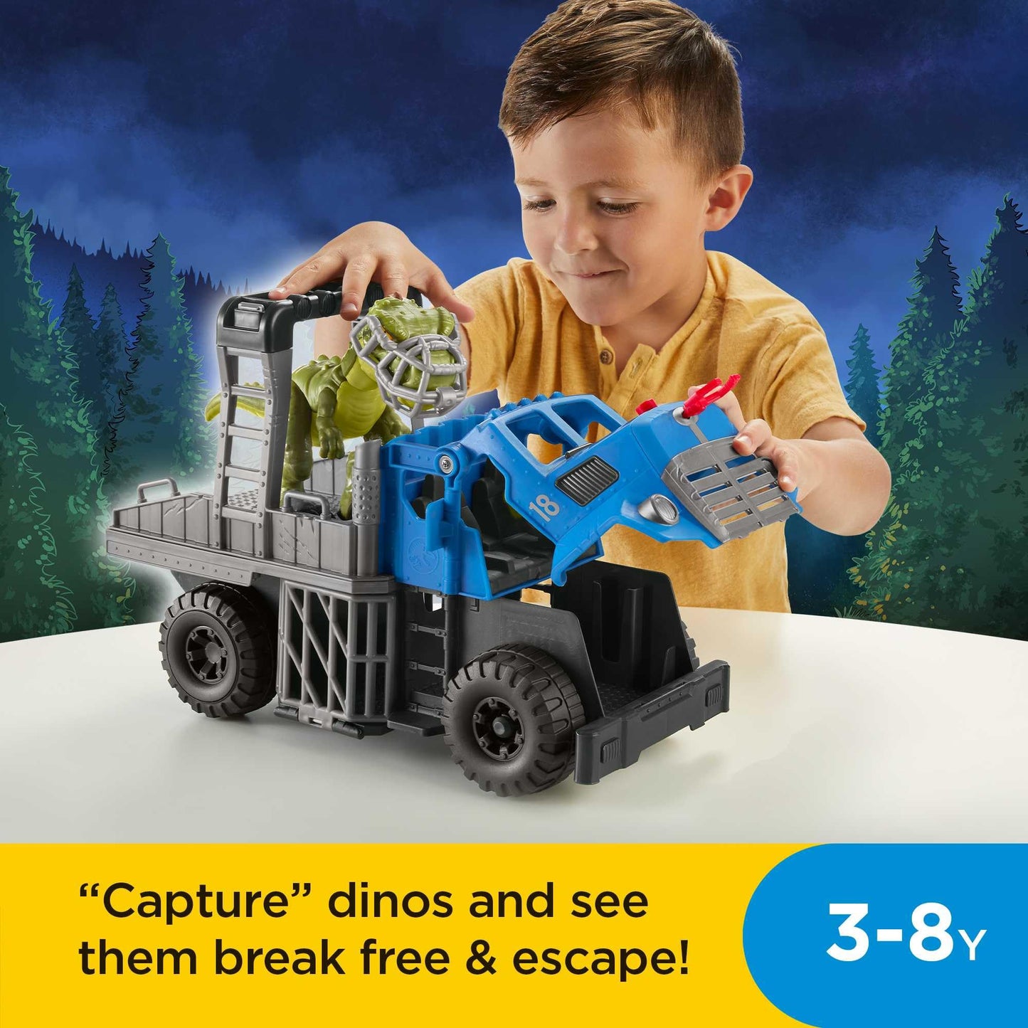 Fisher-Price Jurassic World Dino Hauler & T. Rex