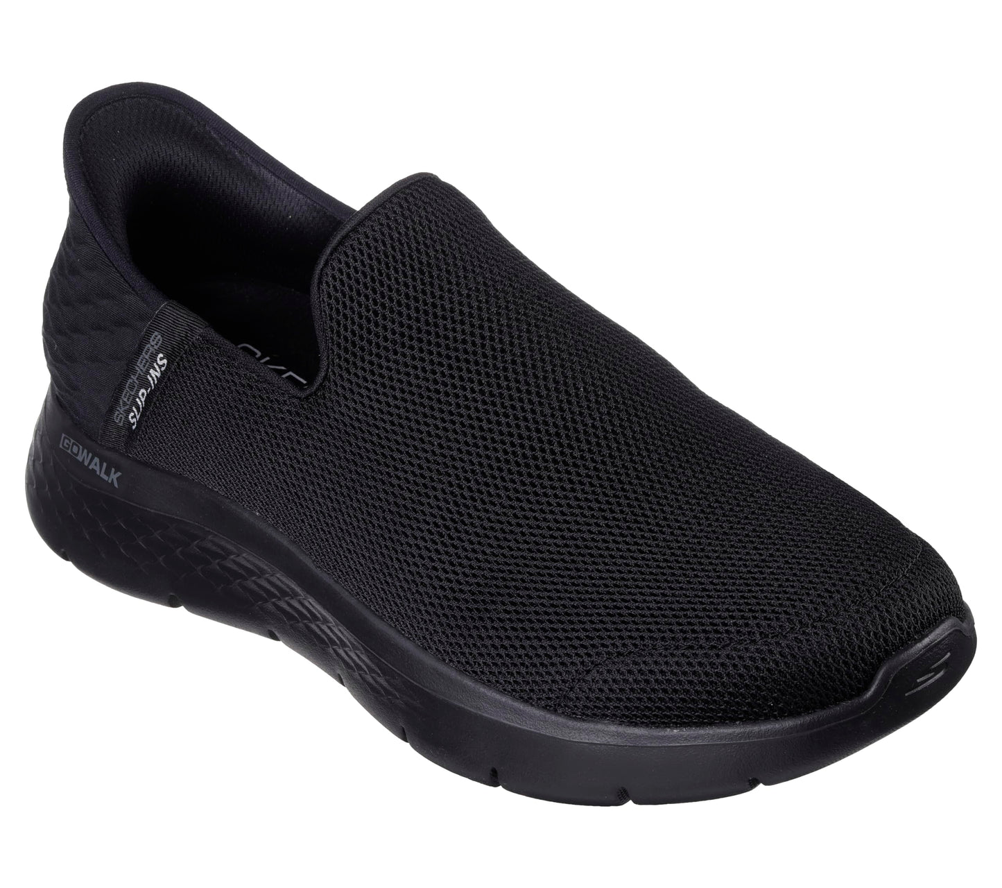 Skechers Men's Go Flex Hands Free Slip-ins Athletic Slip-on Casual Walking Shoes Sneaker, Black, 11.5