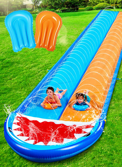 22.5ft Water Slide with Inflatable Boards