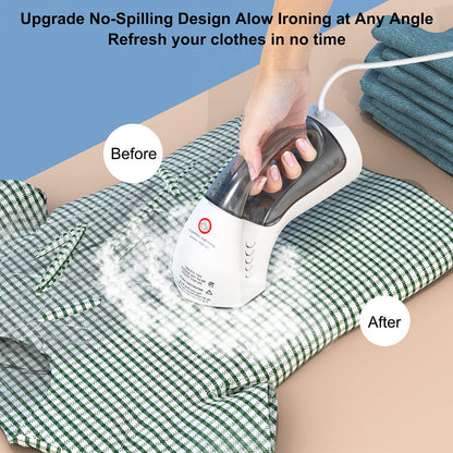 Handheld Garment Steamer, 5 in 1 Portable Garment Steamer Iron for Home and Travel, 1000W 30s heat up 250ml water tank & glove for handheld Clothes Steamer Gifts for Men & Women, Thanksgiving Day Gift