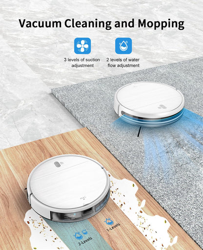 MAMNV 2-in-1 Robot Vacuum and Mop Cleaner