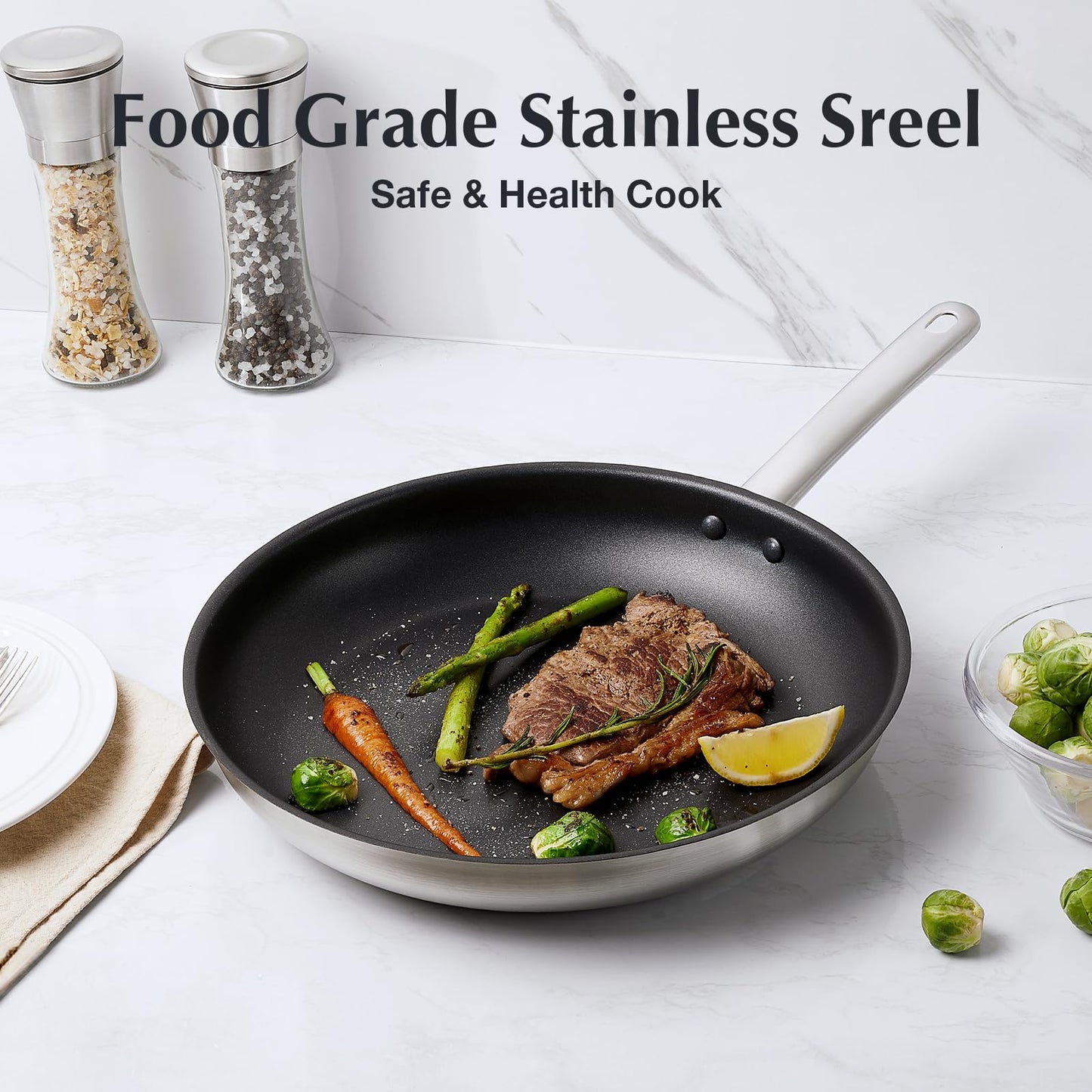 10-Piece KOCH SYSTEME CS Stainless Steel Cookware Set