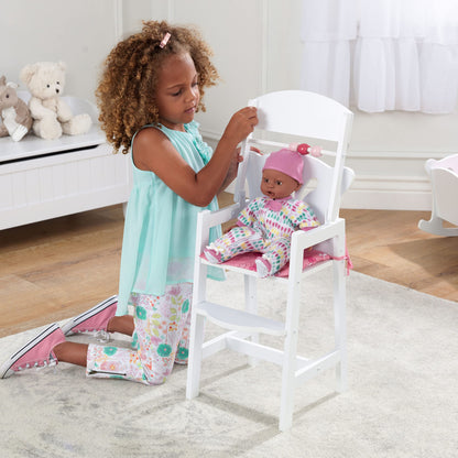 KidKraft Wooden High Chair for 18-Inch Dolls
