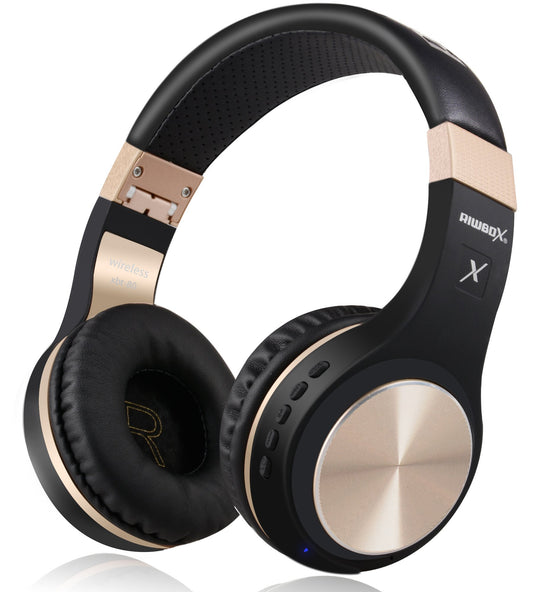 Riwbox Bluetooth Over-Ear Headphones with Mic