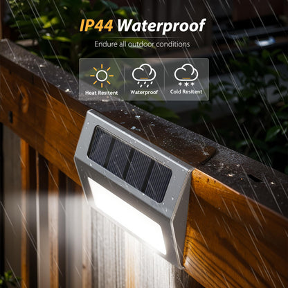 12 Pack Solar Fence Lights Outdoor Waterproof