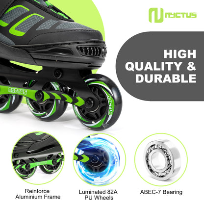Inline Skates for Kids with Light Up Wheels
