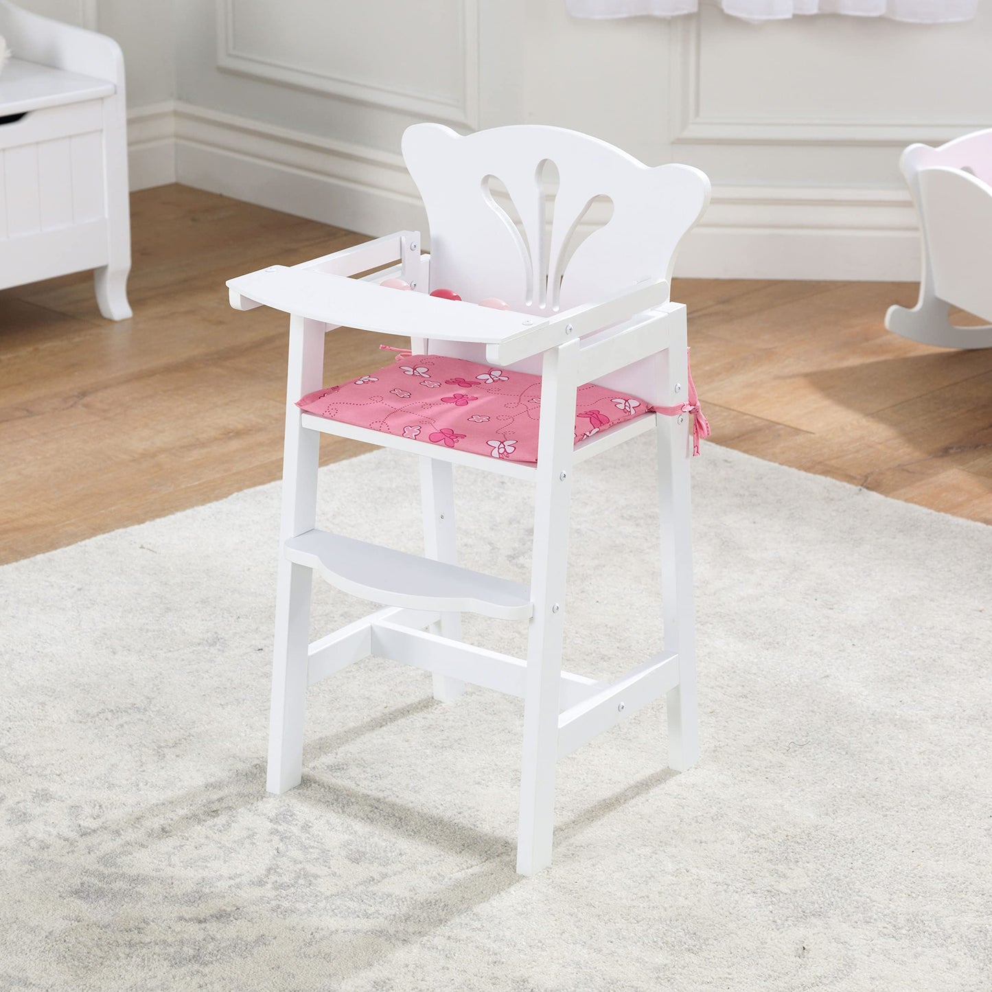 KidKraft Wooden High Chair for 18-Inch Dolls