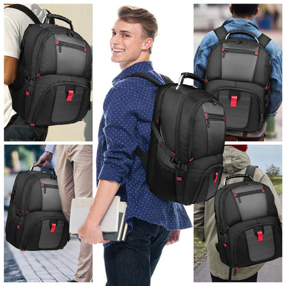 Large Travel Laptop Backpack with USB Charging