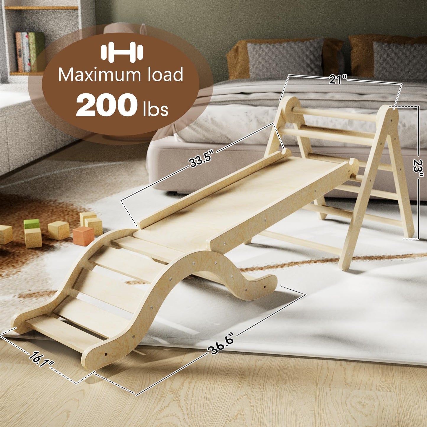 Toddler Climbing Toys Set for Indoor Play