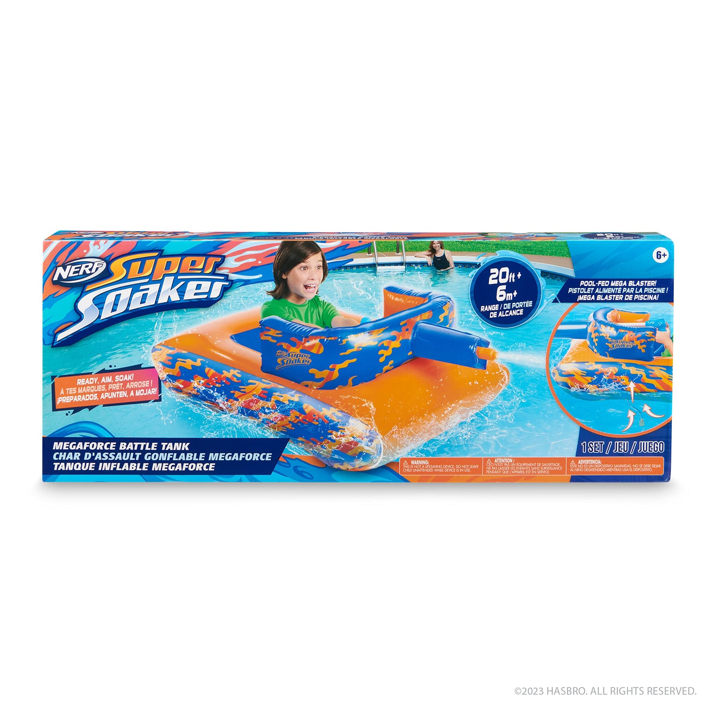 Nerf Super Soaker Inflatable Water Battle Tank