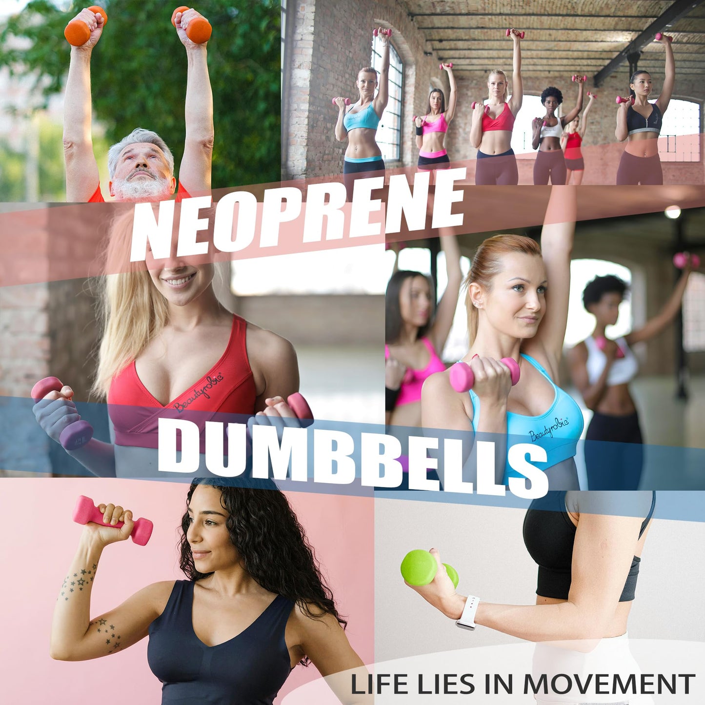 Balelinko 7LB Weights Set for Home Workouts