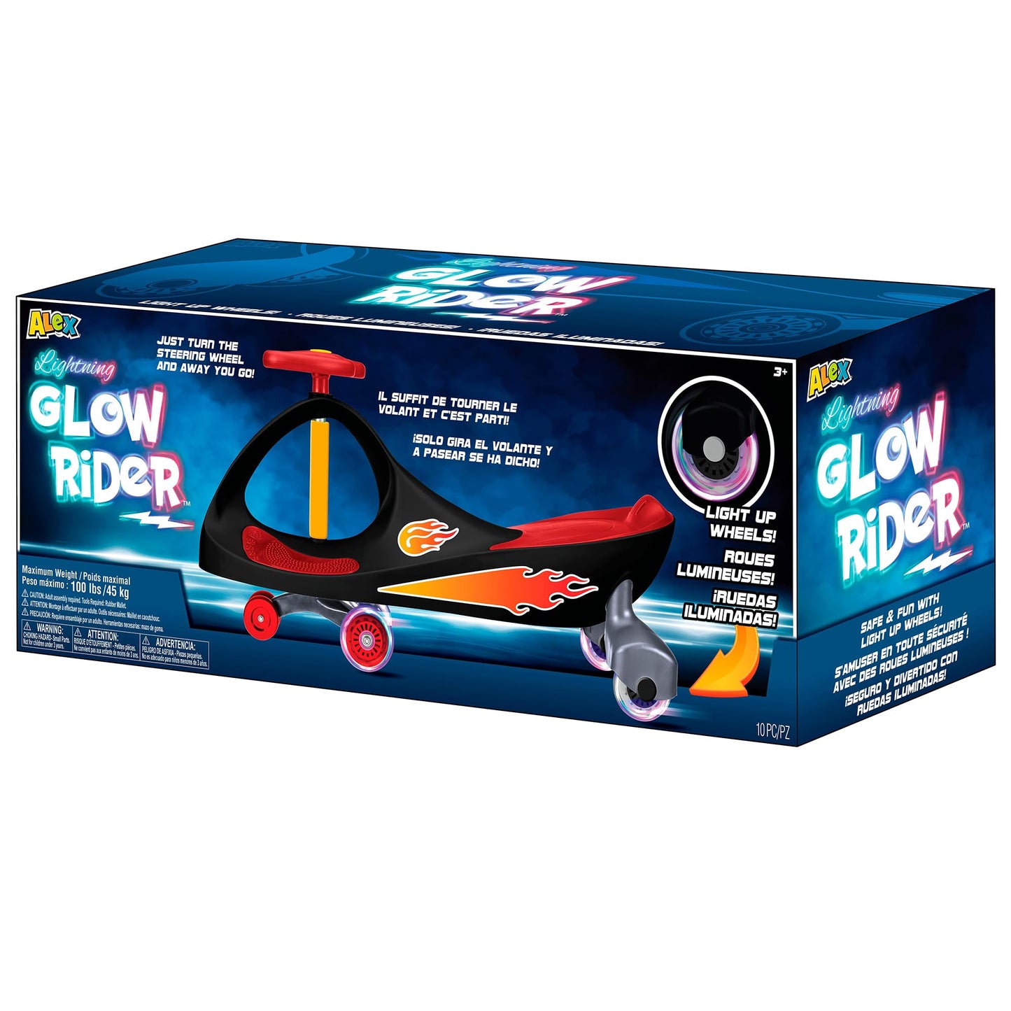 PlasmaCar Light-Up Ride-On Toy for Kids