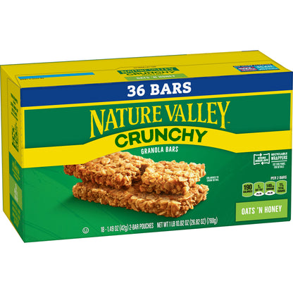 36 Pack Nature Valley Crunchy Granola Bars
